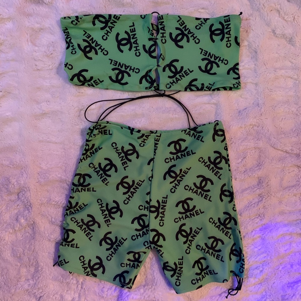 Custom Exotic Dancer Stripper 2 Piece Outfit - Picture 4 of 6